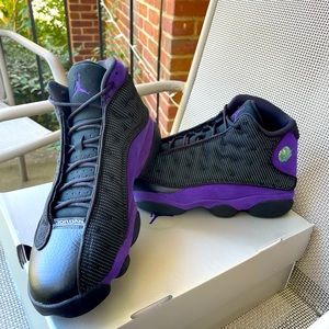 Jordan 13’s Retro Court Purple, BRAND NEW with box!